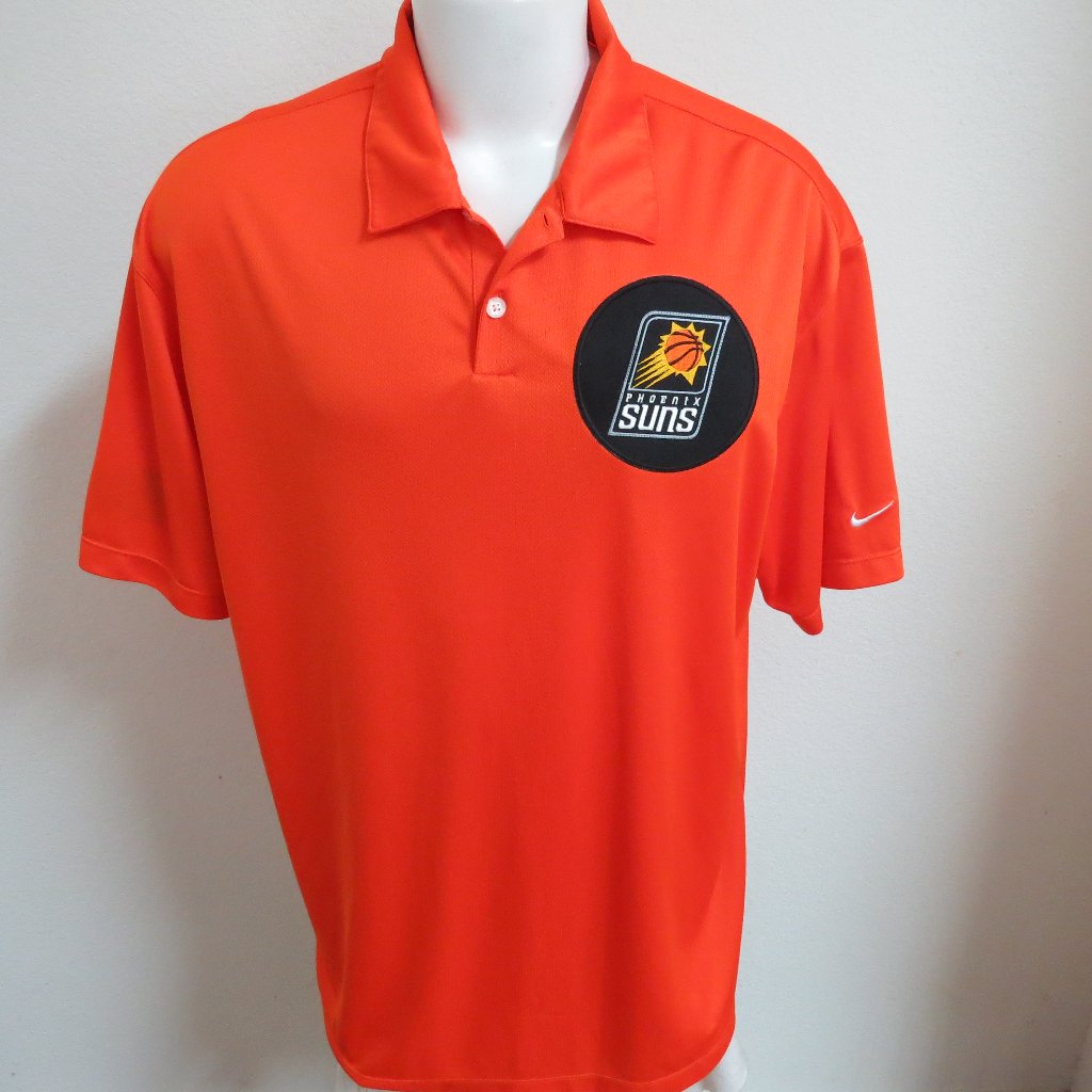 S-2xl Orange Suns Nike Dri-Fit Men's Db #61r Polo Shirt